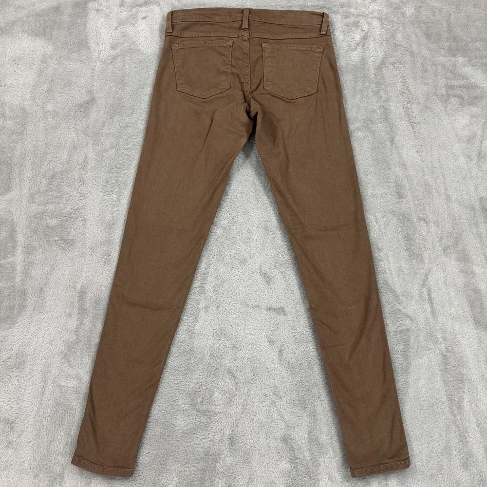 Flying Monkey Jeans Womens 27 Brown Slim Skinny Stretch Comfort Flex Low USA‎